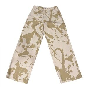 Obey Beige Brighton Carpenter Print Pants Chinos Size 26